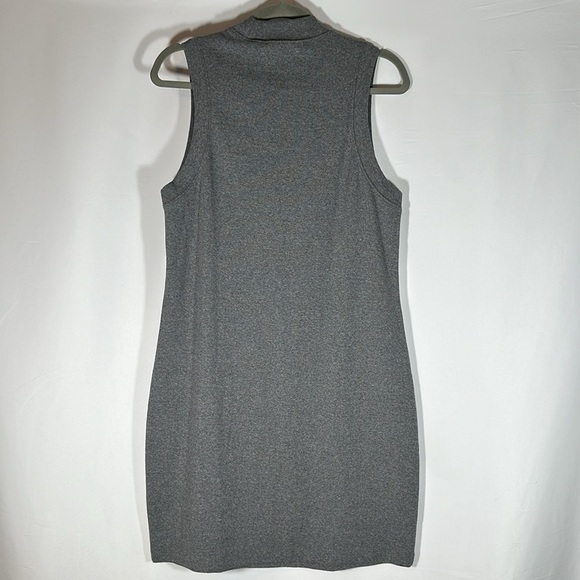 Calvin Klein Grey Knit Sleeveless Dress - Picture 10 of 10